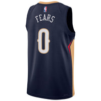 New Orleans Pelicans Nike Icon Edition Swingman Jersey - Navy - Jeremiah Fears -