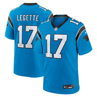 Carolina Panthers Xavier Legette Blue jersey – view 1