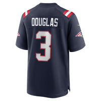 New England Patriots Demario Douglas Navy jersey – view 4