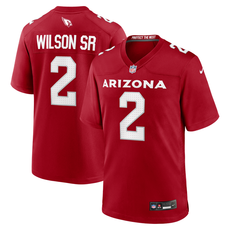 Arizona Cardinals Mack Wilson Sr. Cardinal jersey – view 1