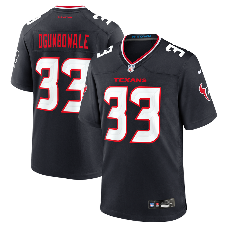 Houston Texans Dare Ogunbowale Navy jersey – view 1