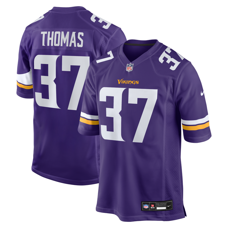 Minnesota Vikings Tavierre Thomas Purple jersey – view 1