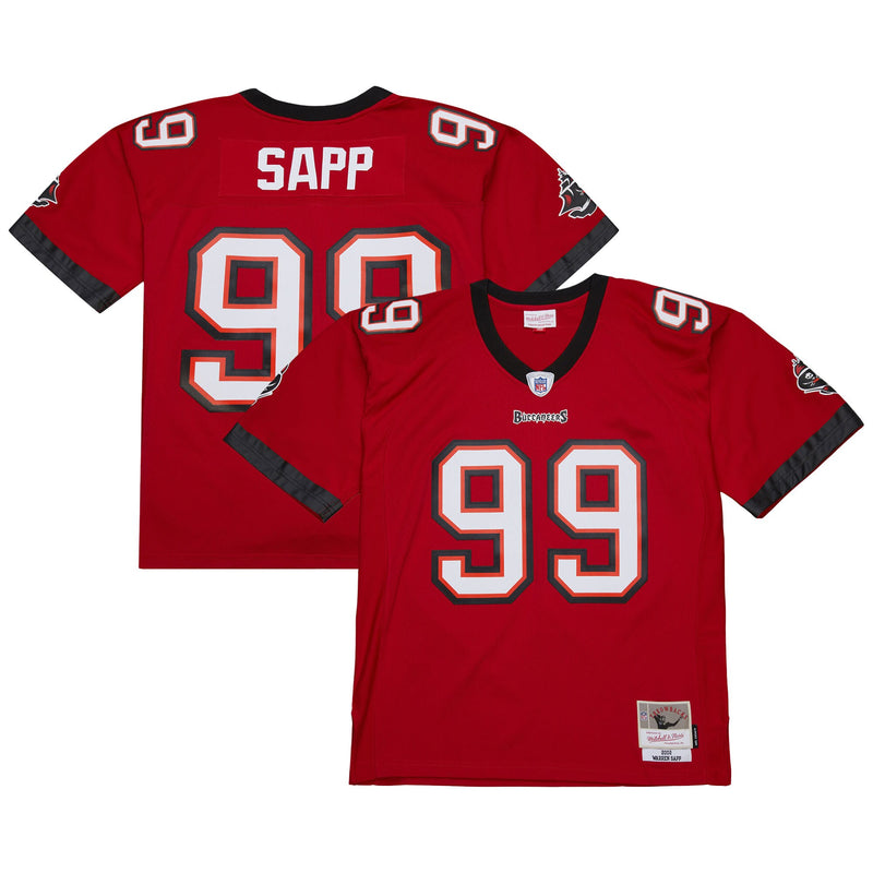 Tampa Bay Buccaneers Warren Sapp Red jersey – view 1