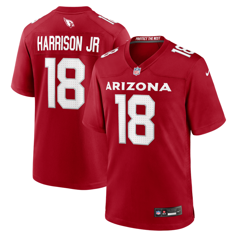 Arizona Cardinals Marvin Harrison Jr. Cardinal jersey – view 1