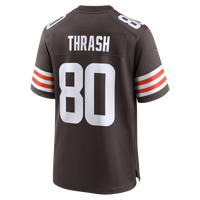 Cleveland Browns Jamari Thrash Brown jersey – view 3