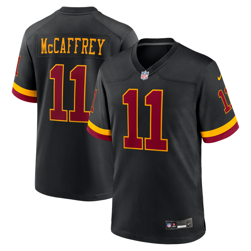 Washington Commanders Luke McCaffrey Black jersey – view 1