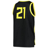 #21 Oregon Ducks Nike Team Replica Basketball Jersey - Black