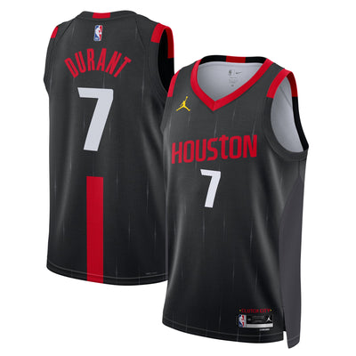 Houston Rockets Jordan Brand Replica Statement Edition Swingman Jersey - Black - Kevin Durant -