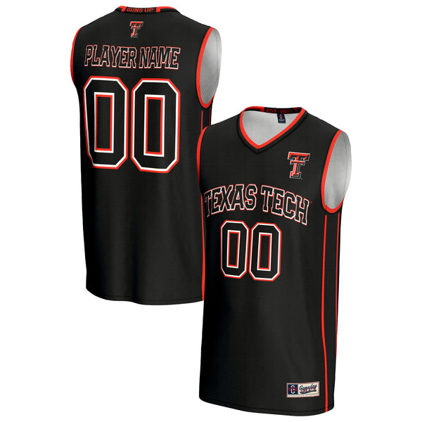 Texas Tech Red Raiders GameDay Greats NIL Pick-A-Player Lightweight Basketball Jersey - Black