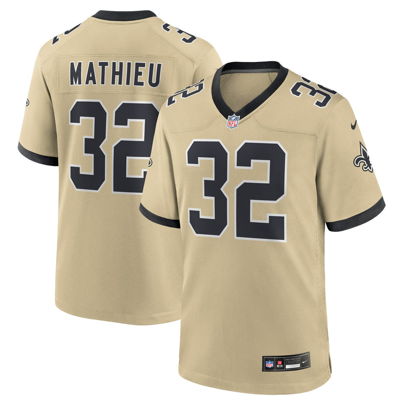 New Orleans Saints Tyrann Mathieu Gold jersey – view 1