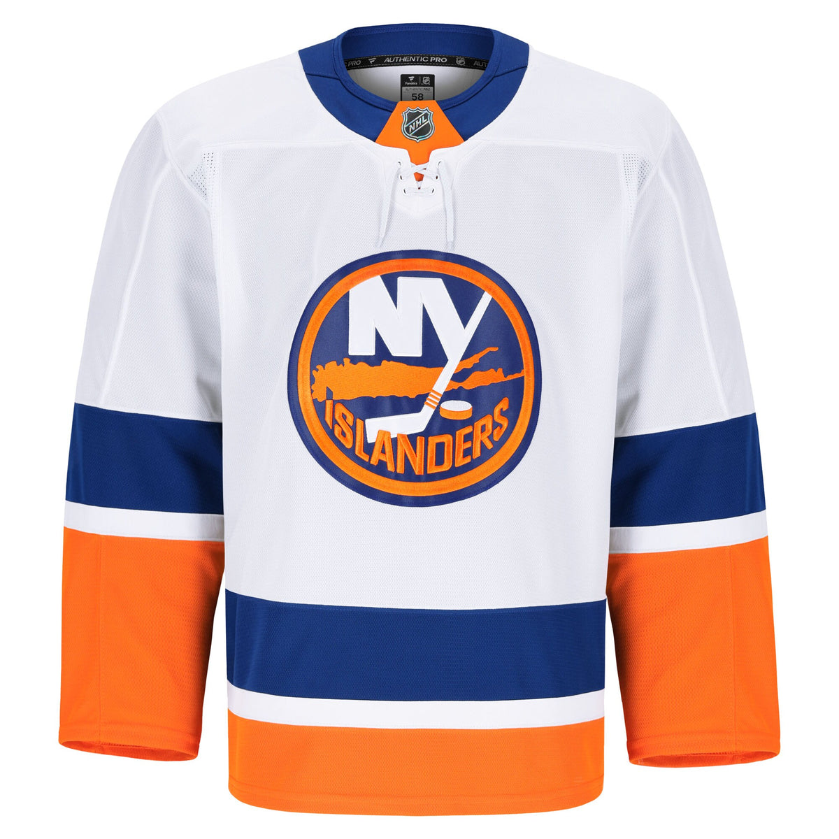 New York Islanders Fanatics White Away Authentic Pro Jersey