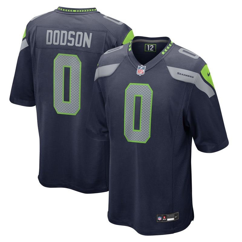 Seattle Seahawks Tyrel Dodson Navy jersey – view 1
