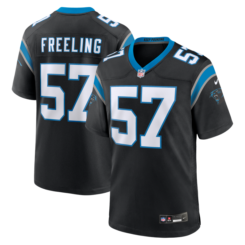 Carolina Panthers Monroe Freeling Black jersey – view 1