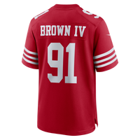 San Francisco 49ers Earnest Brown IV Scarlet jersey – view 3