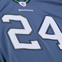 Seattle Seahawks Marshawn Lynch Blue jersey – view 4