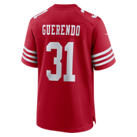 San Francisco 49ers Isaac Guerendo Scarlet jersey – view 3