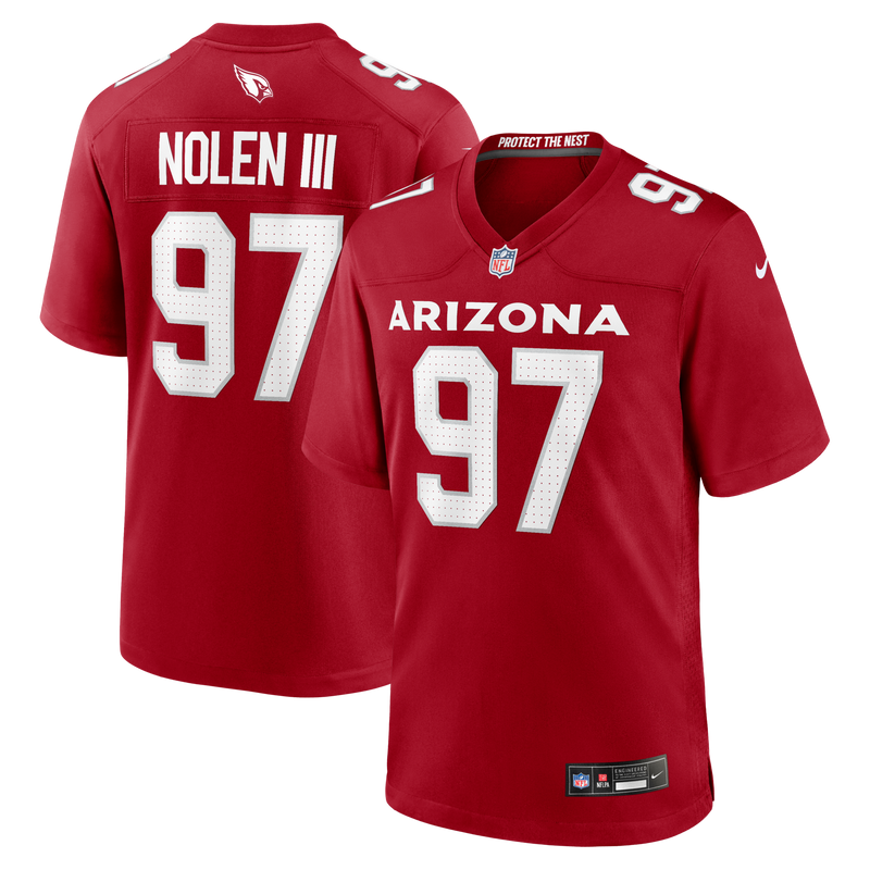 Arizona Cardinals Walter Nolen Cardinal jersey – view 1
