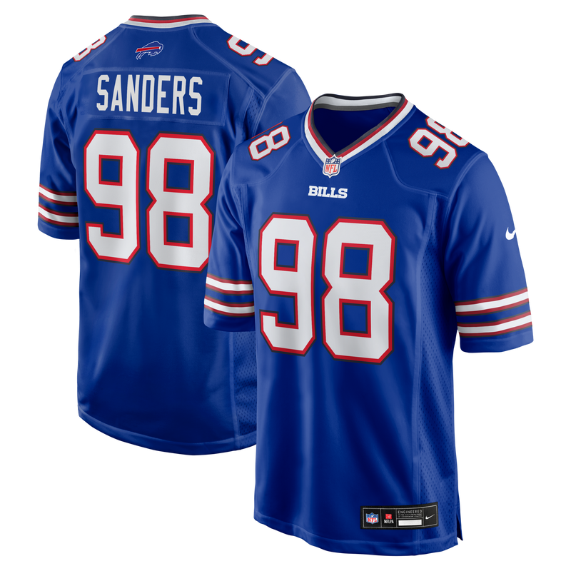 Buffalo Bills T.J. Sanders Royal jersey – view 1