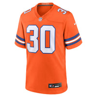 Denver Broncos Terrell Davis Orange jersey – view 3