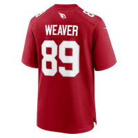 Arizona Cardinals Xavier Weaver Cardinal jersey – view 3