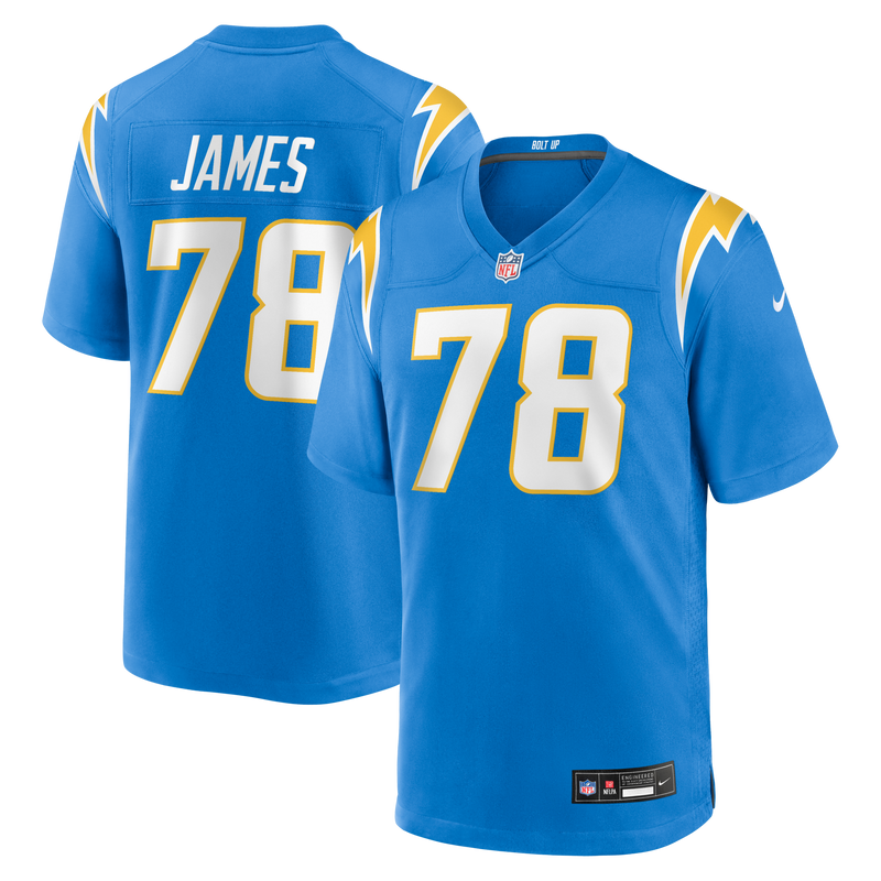 Los Angeles Chargers Andre James jersey – view 1