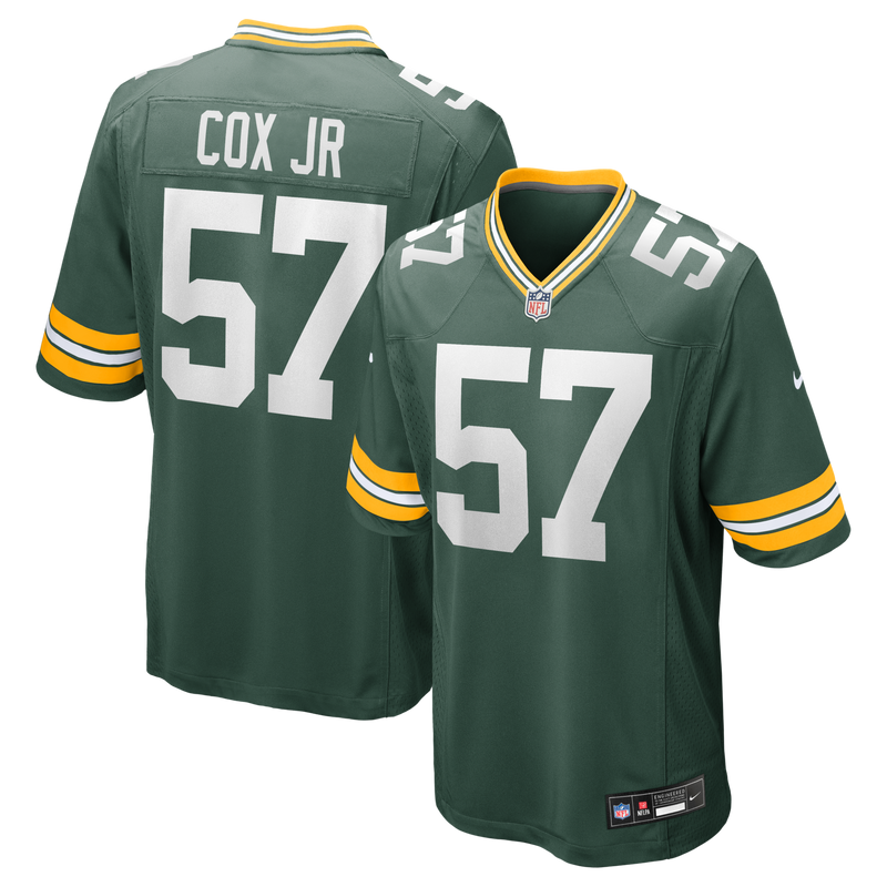 Green Bay Packers Brenton Cox Jr. Green jersey – view 1