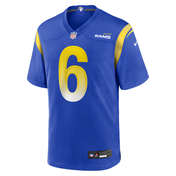 Los Angeles Rams Nick Hampton Nike Royal Team Game Jersey
