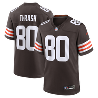 Cleveland Browns Jamari Thrash Brown jersey – view 1