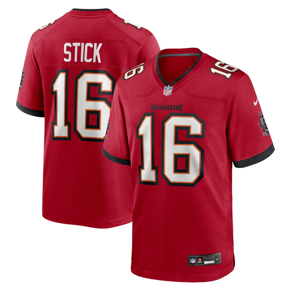 Tampa Bay Buccaneers Easton Stick Nike Red Team Game Jersey