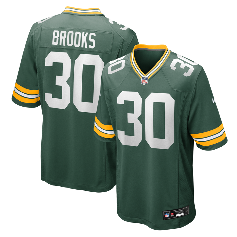 Green Bay Packers Chris Brooks Green jersey – view 1