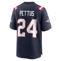 New England Patriots Dell Pettus Navy jersey – view 4