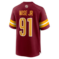 Washington Commanders Deatrich Wise Jr. Burgundy jersey – view 4