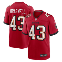 Tampa Bay Buccaneers Chris Braswell Red jersey – view 1
