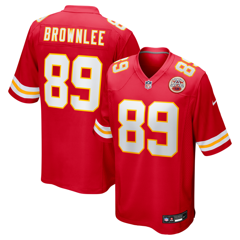 Kansas City Chiefs Jason Brownlee Red jersey – view 1
