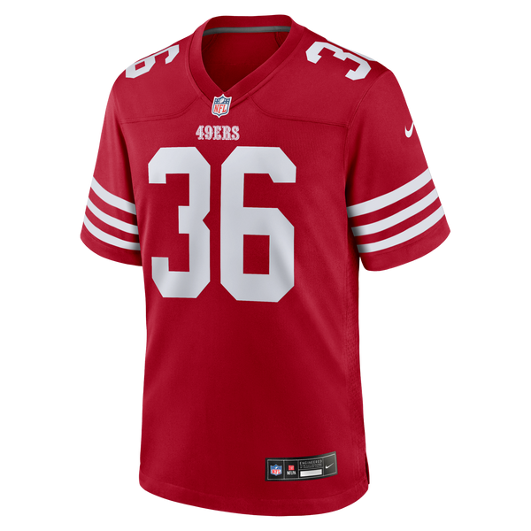 San Francisco 49ers Marques Sigle Nike Scarlet Team Game Jersey