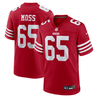 San Francisco 49ers Drew Moss Scarlet jersey – view 1