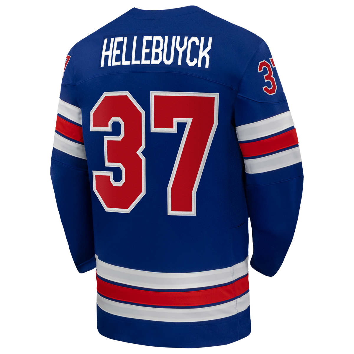 Connor Hellebuyck Nike Royal US Hockey 2026 Home Replica Jersey