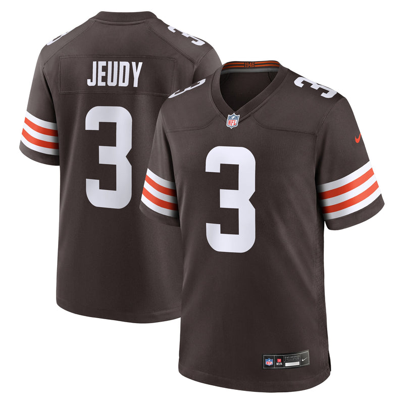 Cleveland Browns Jerry Jeudy Brown jersey – view 1