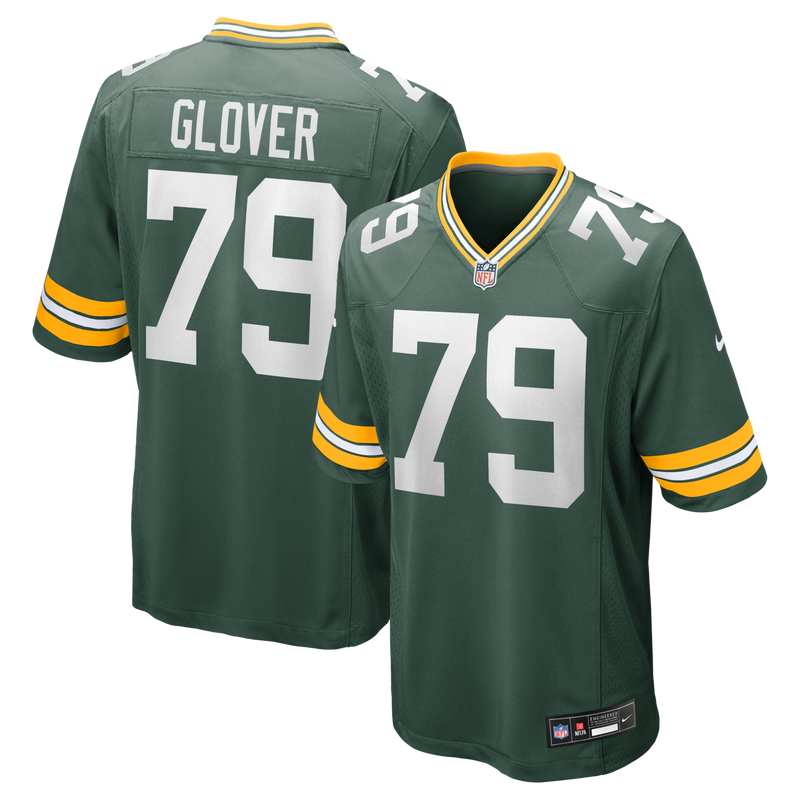 Green Bay Packers Travis Glover Green jersey – view 1