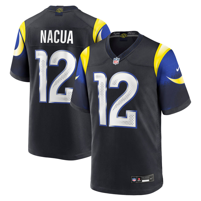 Los Angeles Rams Puka Nacua Blue jersey – view 1