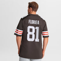 Cleveland Browns Luke Floriea Brown jersey – view 6