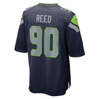 Seattle Seahawks Jarran Reed Navy jersey – view 4