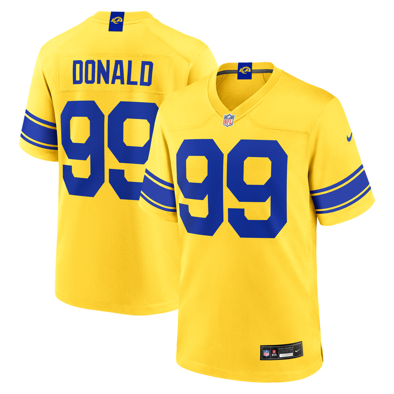 Los Angeles Rams Aaron Donald Nike Classic Sol Game Jersey