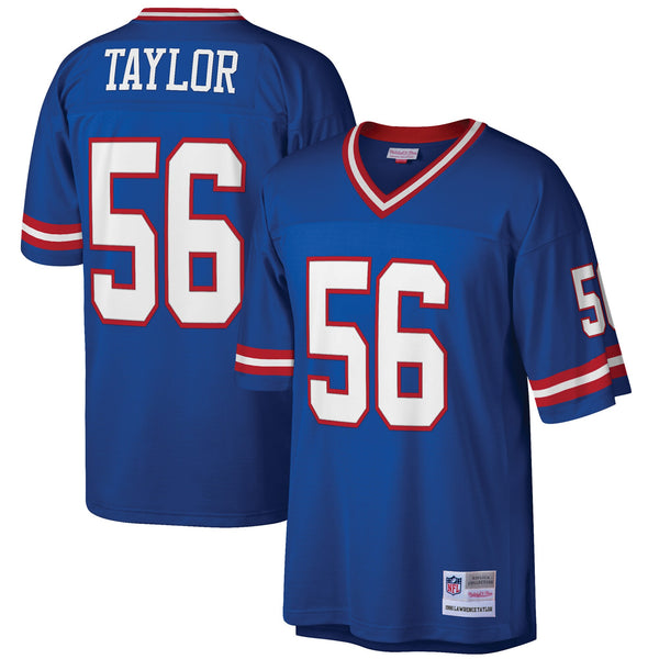New York Giants Lawrence Taylor Mitchell & Ness Royal Big & Tall 1986 Retired Player Replica Jersey