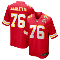 Kansas City Chiefs Kingsley Suamataia Red jersey – view 1