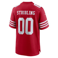 San Francisco 49ers De'Zhaun Stribling Scarlet jersey – view 3