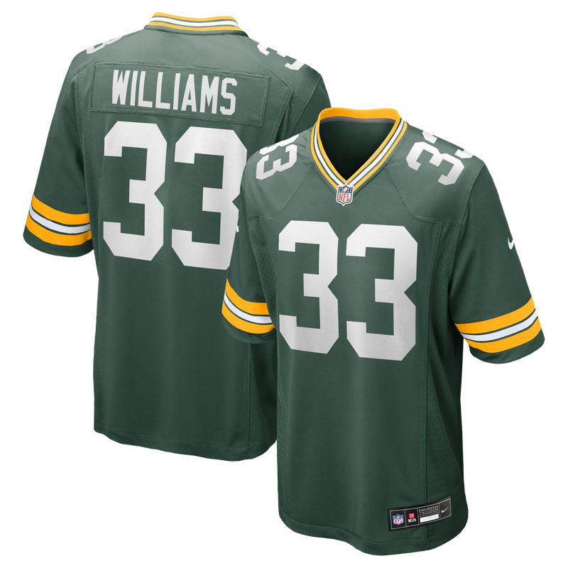 Green Bay Packers Evan Williams Green jersey – view 1