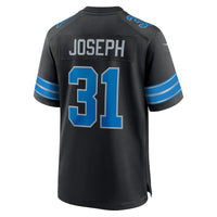 Detroit Lions Kerby Joseph Black jersey – view 4