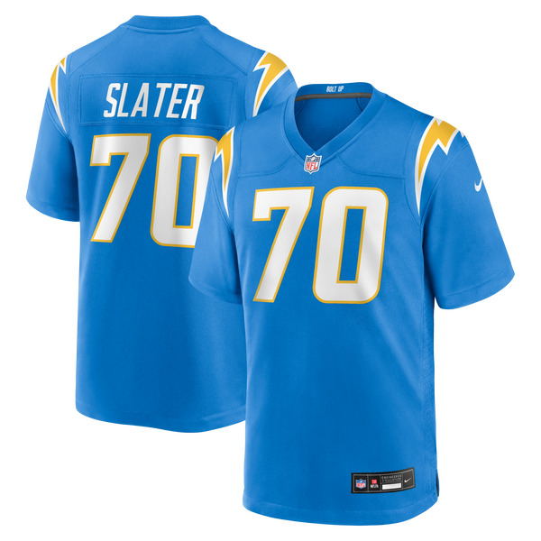 Los Angeles Chargers Rashawn Slater Nike Powder Blue Game Jersey