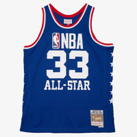 NBA Mitchell & Ness Kareem Abdul-Jabbar 1985 Swingman Authentic Jersey All-Star - Royal Blue